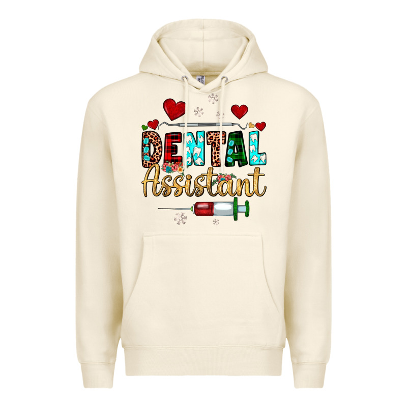 Christmas Dental Assistant Premium Hoodie by JahusDesignShop | Teevron