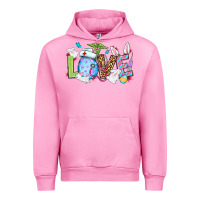 Fuchsia Pink Love Nurse Easter Urban Hoodie - OliviaCreatesArt