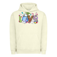 Pigment Pistachio Love Nurse Easter Urban Hoodie - OliviaCreatesArt