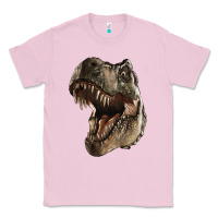Bubblegum Pink Tyrannosaurus T Rex Face Classic Tee - LillyAllenDesigns