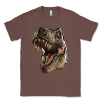 Chestnut Tyrannosaurus T Rex Face Classic Tee - LillyAllenDesigns