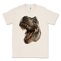 Natural Tyrannosaurus T Rex Face Classic Tee - LillyAllenDesigns