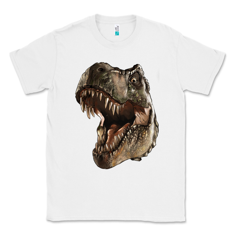 Tyrannosaurus T Rex Face Classic Tee by LillyAllenDesigns | Teevron