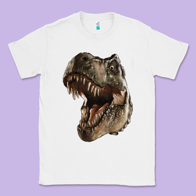 Tyrannosaurus T Rex Face Classic Tee Designed By Lillyallendesigns