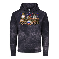 Cloud Black camouflage gnomes american flag star truck Vintage Hoodie - Artiststas