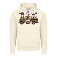 Vintage Artic camouflage gnomes american flag star truck Vintage Hoodie - Artiststas