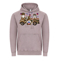 Vintage Zinc camouflage gnomes american flag star truck Vintage Hoodie - Artiststas