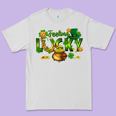 Feeling Lucky Premium Tee Designed By Fadigitalartstudio