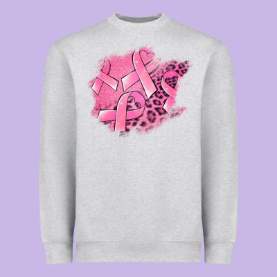 Breast Cancer Patches Heavyweight Sweatshirt Designed By Jasminsmagicworld