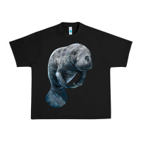 Black Manatee Illustrations Urban Heavy Tee - LillyAllenDesigns