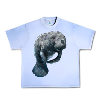 Grape Ice Manatee Illustrations Urban Heavy Tee - LillyAllenDesigns