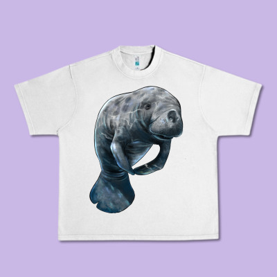 Manatee Illustrations Urban Heavy Tee Designed By Lillyallendesigns