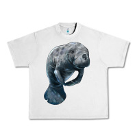 Lunar Rock Manatee Illustrations Urban Heavy Tee - LillyAllenDesigns