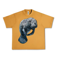 Peanut Butter Manatee Illustrations Urban Heavy Tee - LillyAllenDesigns