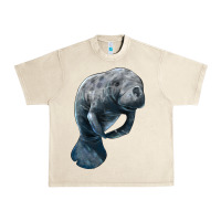 Sandshell Manatee Illustrations Urban Heavy Tee - LillyAllenDesigns
