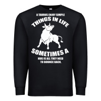 Black Taurus Horoscope Premium Sweatshirt - Bettercallsaul