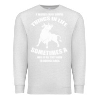 Oatmeal Heather Taurus Horoscope Premium Sweatshirt - Bettercallsaul