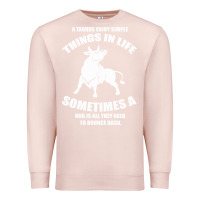 Pale Pink Taurus Horoscope Premium Sweatshirt - Bettercallsaul