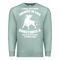 Seafoam Taurus Horoscope Premium Sweatshirt - Bettercallsaul