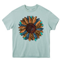 Fall Tooled Lather Leopard Heavy Core Tee | Teevron