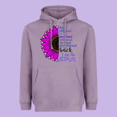 I Am The Storm Sunflower Heavyweight Hoodie Designed By Bettercallsaul