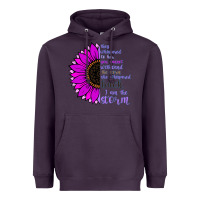 Plum I Am The Storm sunflower Heavyweight Hoodie - Bettercallsaul