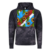 Cloud Black western 4th of july seamless pattern Vintage Hoodie - BundleAndBundleShop