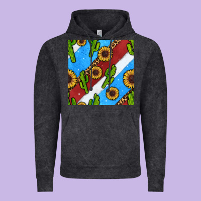 Western 4th Of July Seamless Pattern Vintage Hoodie Designed By Bundleandbundleshop