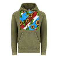 Vintage Olive western 4th of july seamless pattern Vintage Hoodie - BundleAndBundleShop