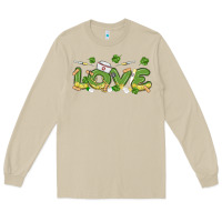 Mushroom st patricks love nurse Long Sleeve Tee - MaliasSmallBusiness