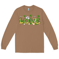 Toasted Coconut st patricks love nurse Long Sleeve Tee - MaliasSmallBusiness