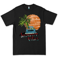 Black summer vibes Premium Tee - SublimationCraftShop