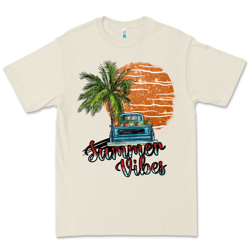 Summer Vibes Premium Tee by SublimationCraftShop | Teevron