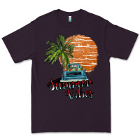 Plum summer vibes Premium Tee - SublimationCraftShop