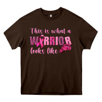 Chocolate Brown This Is What a Warrior Looks Like Heavy Core Tee - texasbilliewilder