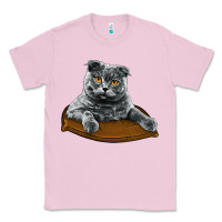 Bubblegum Pink Scottish Fold Classic Tee - LillyAllenDesigns