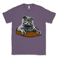 Lavender Scottish Fold Classic Tee - LillyAllenDesigns