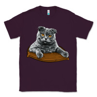 Plum Scottish Fold Classic Tee - LillyAllenDesigns