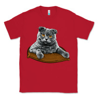 Red Scottish Fold Classic Tee - LillyAllenDesigns