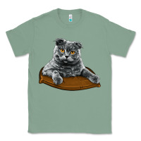 Sage Scottish Fold Classic Tee - LillyAllenDesigns