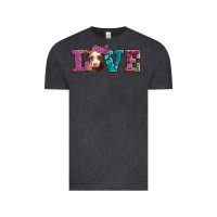 Vintage Black love with guernsey cow Vintage Tee - AdoDesignShop