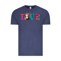 Vintage Denim love with guernsey cow Vintage Tee - AdoDesignShop