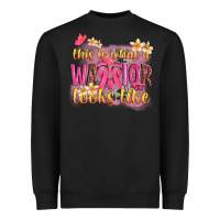 Black this is what a warrior looks like Heavyweight Sweatshirt - NancyCooperArtShop