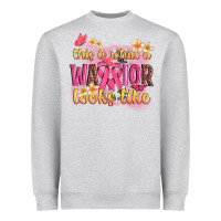 This Is What A Warrior Looks Like Heavyweight Sweatshirt | Teevron