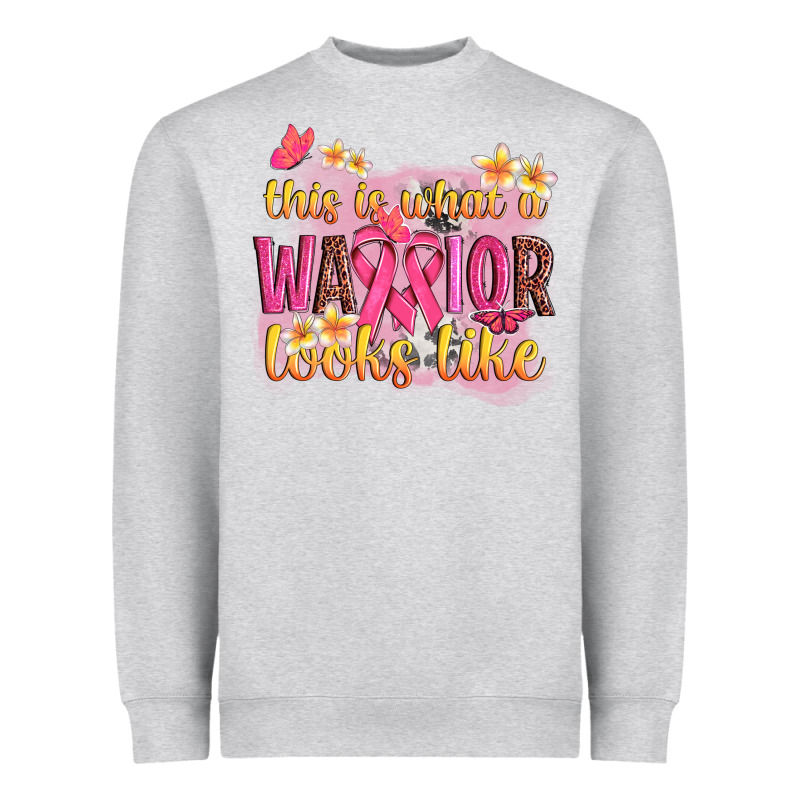 This Is What A Warrior Looks Like Heavyweight Sweatshirt by NancyCooperArtShop | Teevron