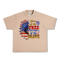 Burro home of the free because of the brave Urban Heavy Tee - NancyCooperArtShop