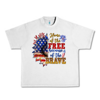 Lunar Rock home of the free because of the brave Urban Heavy Tee - NancyCooperArtShop