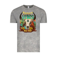 Cloud Rock desert vibes wild west Vintage Tee - NancyCooperArtShop