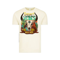 Vintage Arctic desert vibes wild west Vintage Tee - NancyCooperArtShop