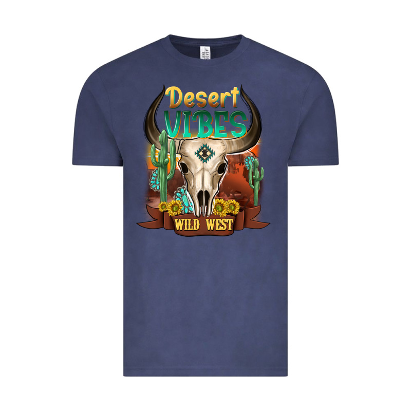 Desert Vibes Wild West Vintage Tee by NancyCooperArtShop | Teevron